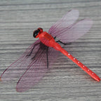 4 PCS/Set Simulation Dragonfly Magnetic Refrigerator Stickers Home Wall Garden Decoration, 4 PCS/Set Magnetic, 4 PCS/Set Pin