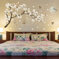2 PCS/Set DIY Tree Birds Flower Home Decor Wall Stickers, Tree Birds Flower Tree Birds Flower