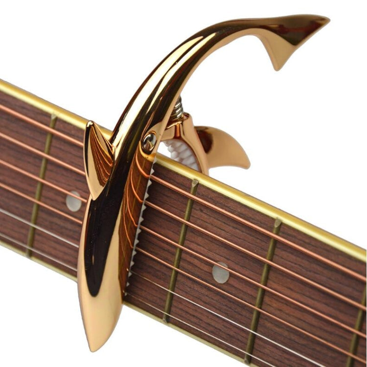 Shark Shape Zinc Alloy Guitar Capo, Guitar Capo Guitar Capo Rose Gold