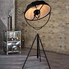 Satellite Studio Tripod Floor Lamp Living Room Bedroom , CN Plug, S, L S Black