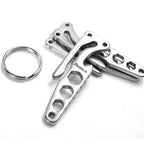 Pocket Carbon Stainless Steel Key Holder Bottle Opener Outdoor Sports Camping EDC Tool Default Title
