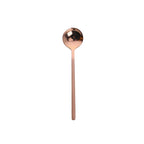 Mini Accessories Coffee Spoon Kitchen Dessertspoon Dining Round Shape Coffee Stainless Steel Home, 13cm, 15cm, 17cm 13cm Rose Gold