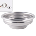 Semi-automatic Coffee Machine Stainless Steel Powder Bowl Brewing Head Filter Bottomless Handle Filter, Single Cup 58mm Universal Single Cup 58mm Universal