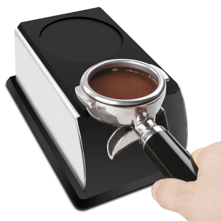 Stainless Steel Silicone Espresso Coffee Tamper Stand Barista Tool Powder Pad Hammer Pad – Durable Build, Easy to Use