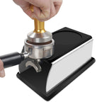 Stainless Steel Silicone Espresso Coffee Tamper Stand Barista Tool Powder Pad Hammer Pad – Durable Build, Easy to Use