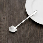 3 PCS Stainless Steel Household Creative Flower Spoon Coffee Stirring Spoon, Sun Flower Spoon, Sunflower Spoon, Pansy Flower Spoon, Bellflower Spoon, Plum Flower Spoon, Cosmos Flower Spoon Sun Flower Spoon
