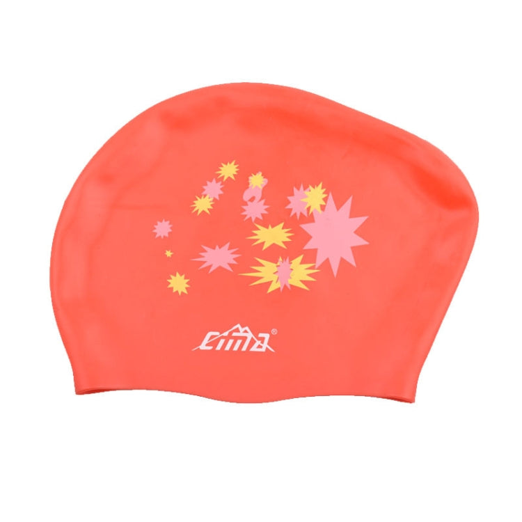 Printed Silicone Swimming Cap Waterproof Swimming Cap for Long Hair, Long Hair Swimming Cap, Long Hair Printed Swimming Cap(Purple), Long Hair Printed Swimming Cap(Gray), Long Hair Printed Swimming Cap(Navy Blue), Long Hair Printed Swimming Cap(Sky...