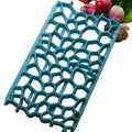 2 PCS Cake Fondant Tool Heart Shaped Diamond Texture Plaid Overpass Quyi Seal Printing Mould Diamond 54053