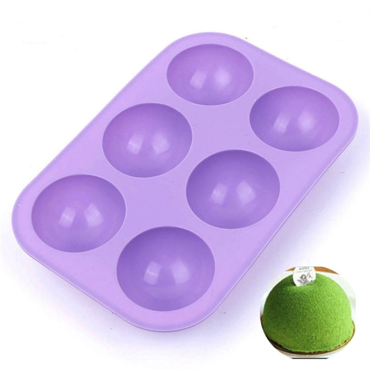 2 PCS 6 Even Small Semi-Circular Silicone Cake Mold Jelly Scented Candle Plaster Mold, Small Semi-Circular Small Semi-Circular