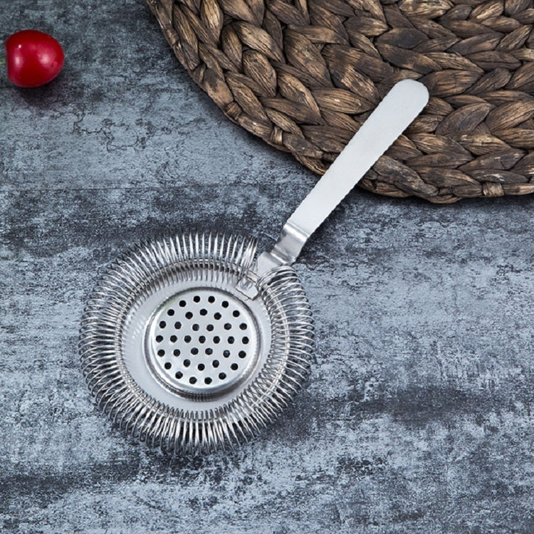Stainless Steel Bartender Ice Filter Ice Trap Cocktail Strainer, Stainless Steel, Rose Gold, Gold, Black Stainless Steel