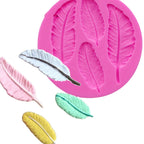 Feather Silicone Mold Fondant Cake Chocolate Decoration Mold, Feather Shape Feather Shape