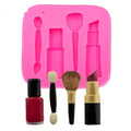 2 PCS Lipstick Eyebrow Pencil Makeup Tool Shape Silicone Fondant Cake Mold Chocolate Mold Clay Mold, Eyebrow Pencil Shape – Durable Build, Easy to Use Eyebrow Pencil Shape