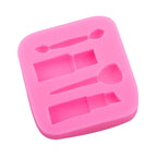 2 PCS Lipstick Eyebrow Pencil Makeup Tool Shape Silicone Fondant Cake Mold Chocolate Mold Clay Mold, Eyebrow Pencil Shape – Durable Build, Easy to Use