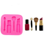 2 PCS Lipstick Eyebrow Pencil Makeup Tool Shape Silicone Fondant Cake Mold Chocolate Mold Clay Mold, Eyebrow Pencil Shape – Durable Build, Easy to Use