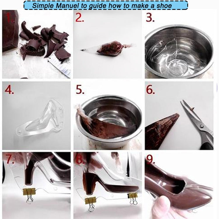 3D Chocolate Mold Fondant Cake Ladies High Heel Mold – Durable Build, Easy to Use