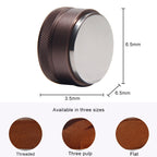Macaron Stainless Steel Coffee Powder Flat Powder Filling Device, Flat, Three Pulp, Thread