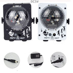 18W 60 Kinds of Pattern Crystal Magic Ball Laser Lights Household LED Colorful Starry Sky Projection Lights Voice-activated Stage Lights, US Plug, UK Plug, AU Plug, EU Plug