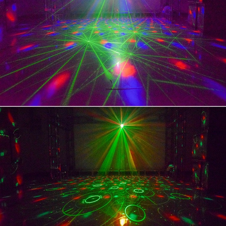 18W 60 Kinds of Pattern Crystal Magic Ball Laser Lights Household LED Colorful Starry Sky Projection Lights Voice-activated Stage Lights, US Plug, UK Plug, AU Plug, EU Plug