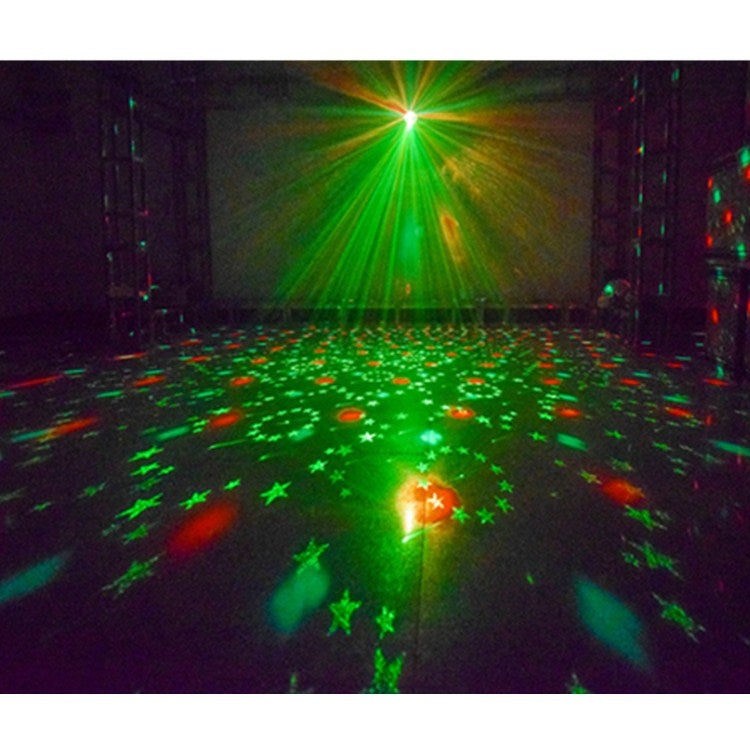 18W 60 Kinds of Pattern Crystal Magic Ball Laser Lights Household LED Colorful Starry Sky Projection Lights Voice-activated Stage Lights, US Plug, UK Plug, AU Plug, EU Plug