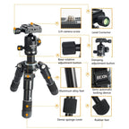 BEXIN Mate 10 Mobile Phone Camera Desktop Aluminum Alloy Tripod Mount Live Broadcast Selfie Stick Tripod, BEXIN Mate 10 – Aluminum Alloy