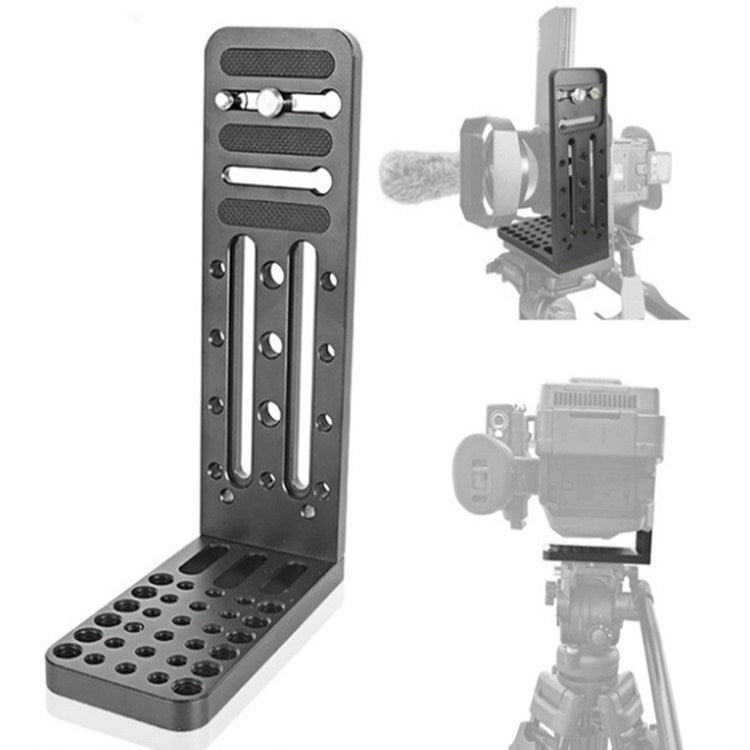 BXIN L130C Universal L-shaped Vertical Clapper SLR Tripod Hydraulic Pan/tilt Quick Release Plate Suitable For Shadow Stabilizer, BEXIN L130C BEXIN L130C