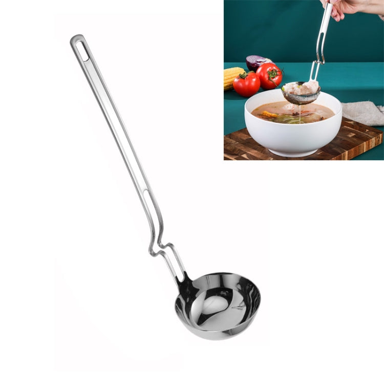 Stainless Steel Hot Pot Hanging Wall Spoon Creative Fishing Spoon Porridge Spoon, Soup Spoon, Colander – Durable Build, Easy to Use Soup Spoon