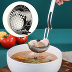 Stainless Steel Hot Pot Hanging Wall Spoon Creative Fishing Spoon Porridge Spoon, Soup Spoon, Colander – Durable Build, Easy to Use