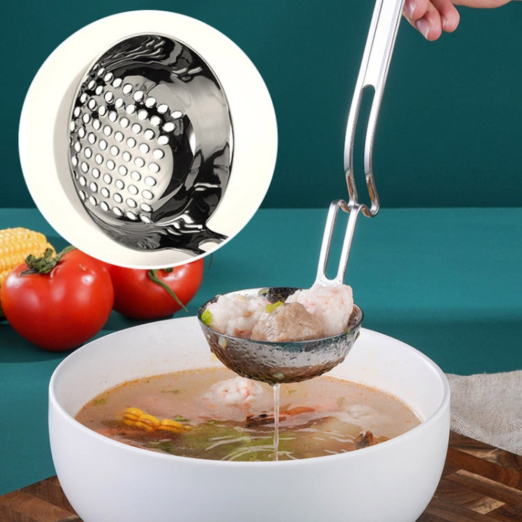 Stainless Steel Hot Pot Hanging Wall Spoon Creative Fishing Spoon Porridge Spoon, Soup Spoon, Colander – Durable Build, Easy to Use