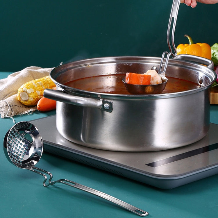 Stainless Steel Hot Pot Hanging Wall Spoon Creative Fishing Spoon Porridge Spoon, Soup Spoon, Colander – Durable Build, Easy to Use