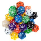 50 PCS Polyhedron Outdoor Bar Family Party Game Dice Board Game Accessories, 50 PCS Polyhedron Dice – Durable Build, Easy to Use