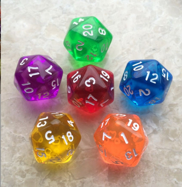 50 PCS Polyhedron Outdoor Bar Family Party Game Dice Board Game Accessories, 50 PCS Polyhedron Dice – Durable Build, Easy to Use