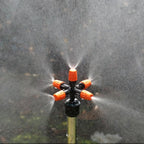 2 PCS Cross Five Outlet Spray Nozzle Gardening Greenhouse Watering Spray, Cross Five Outlet Spray Nozzle Cross Five Outlet Spray Nozzle