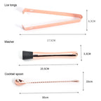 11 in 1 Cocktail Mixing Set Wine Filter Filter, Rose Gold, Gold, Silver, Black