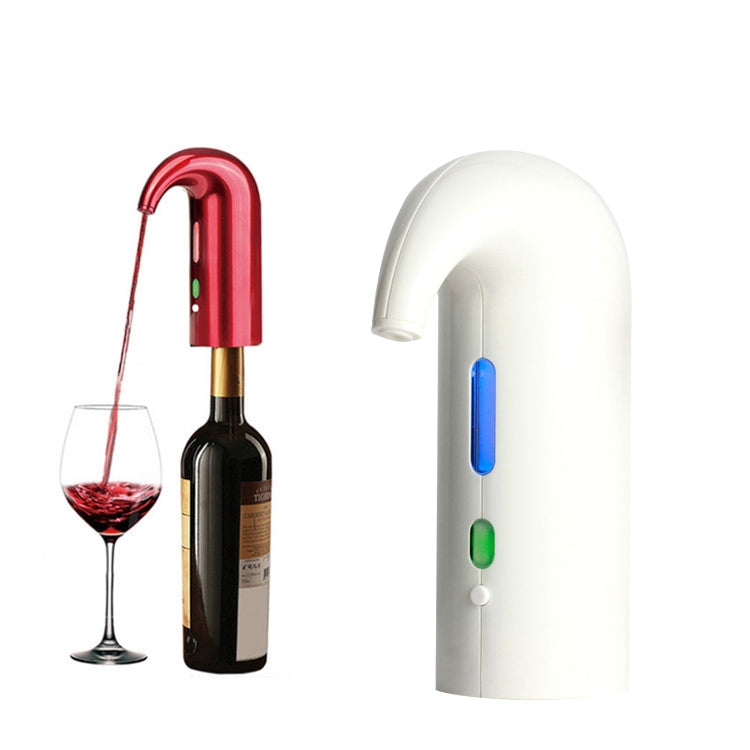 Red Wine USB Rechargeable Quick Decanter Intelligent Wine Decanter, White, Black, Red White