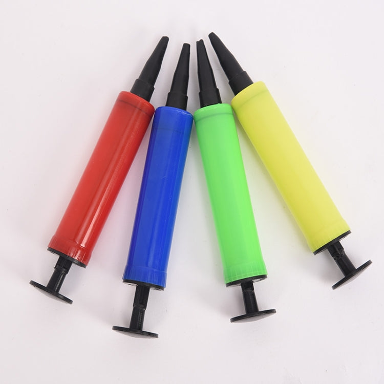 Balloon Pump Mini Plastic Hand Held Balloon Inflator Air Pump Portable Decoration Tools, Color and Type Random, Balloon Pump Balloon Pump