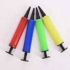 Balloon Pump Mini Plastic Hand Held Balloon Inflator Air Pump Portable Decoration Tools, Color and Type Random, Balloon Pump Balloon Pump