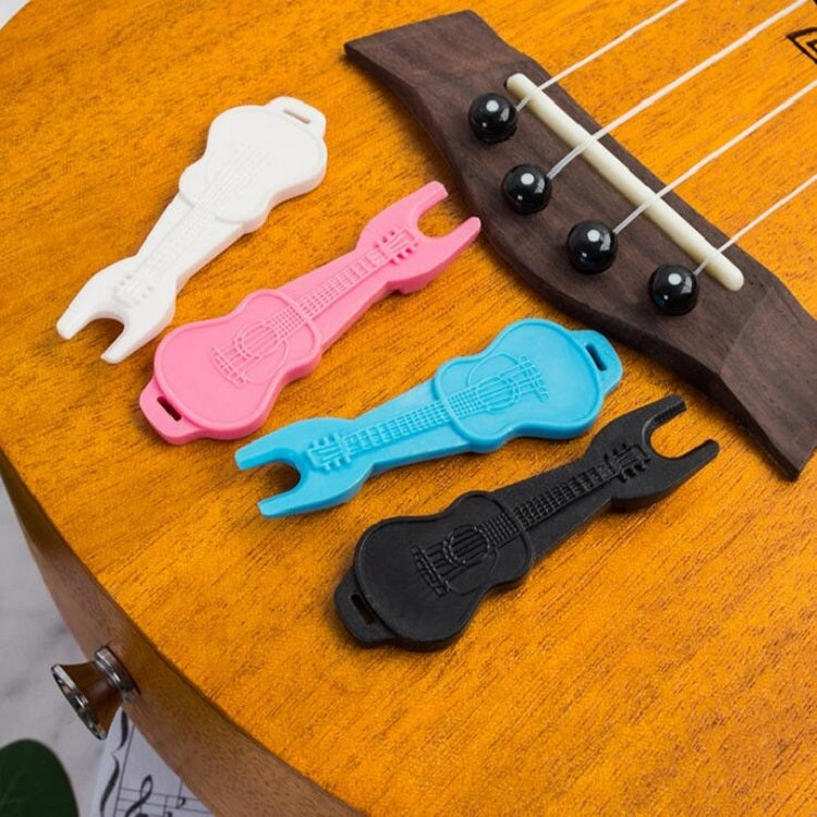 50 PCS Acoustic Guitar String Starter Pull Solid String Cone Guitar Change Tool Black