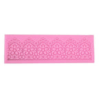 DIY Baking Tools Lace Silicone Moulds Fondant Cake Surrounding Decoration Tools Chocolate Mould, Lace Silicone Moulds