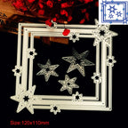 Pentagram Border Cutting Knife Die Scrapbook DIY Material, Pentagram Border Shape