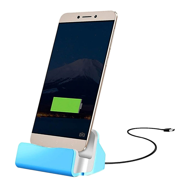 USB-C / Type-C 3.1 Sync Data / Charging Dock Charger – Non-slip Blue