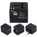 5V 2.1A Dual USB Power Socket Charger Adapter, UK / EU / US / AU Plug, 5V 2.1A 5V 2.1A