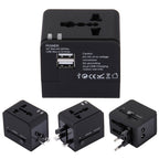 5V 2.1A Dual USB Power Socket Charger Adapter, UK / EU / US / AU Plug, 5V 2.1A 5V 2.1A