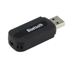 USB Bluetooth Audio Receiver AUX Bluetooth Adapter Black