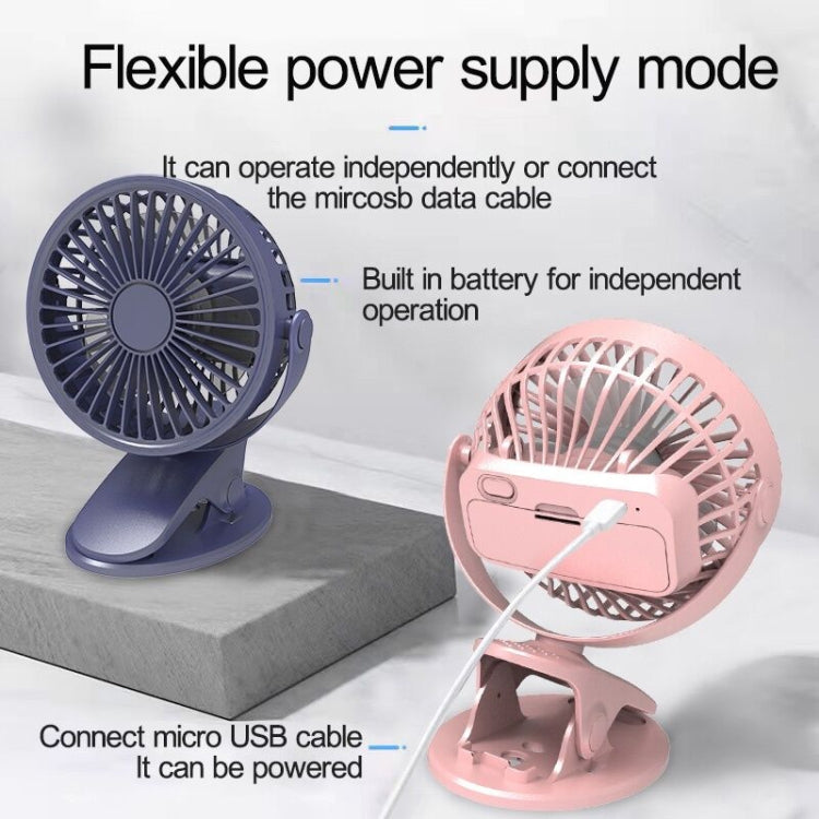 Desktop Portable USB Mini Clip Fan – Durable Build, Easy to Use