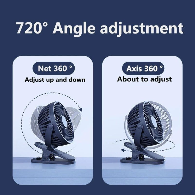 Desktop Portable USB Mini Clip Fan – Durable Build, Easy to Use