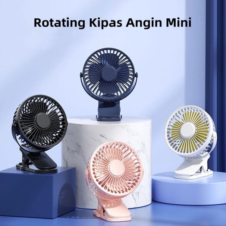 Desktop Portable USB Mini Clip Fan – Durable Build, Easy to Use