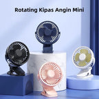 Desktop Portable USB Mini Clip Fan – Durable Build, Easy to Use