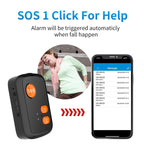 V51 B Style IP67 Waterproof 4G LTE 3G 2G GSM Elderly SOS Button Emergency Alarm GPS Tracker For North America/South America, V51 B Style