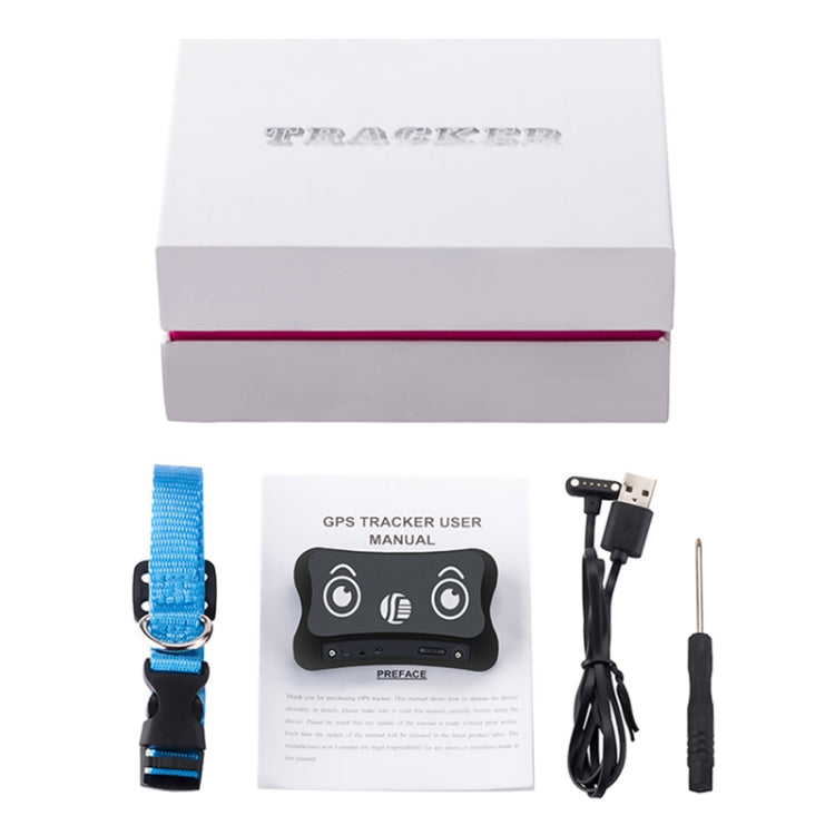 TK200 2G IP67 Waterproof GPS / GPRS / GSM Personal / Goods / Pet / Bag Locator Pet Collar Real-time Tracking Device, TK200