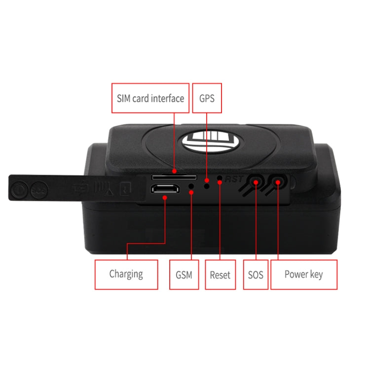 TK202A 2G Car Truck Vehicle Tracking GSM GPRS GPS Tracker Support AGPS, Battery Capacity: 6500MA, 2G 6500mAh